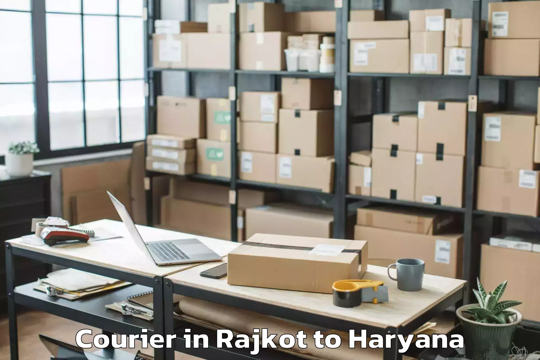 Reliable Rajkot to Abhilashi University Faridabad Courier